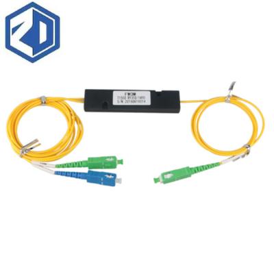 China FTTH FTTX Network High Reliability And Stability Fiber Optic Fwdm 90*20*10mm ABS Box Module 1310/1490/1550 For FTTX for sale