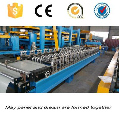 China WALL Outlook High Quality and Good Steel Wall Panel Profiling Folding Roll Forming Machine for sale