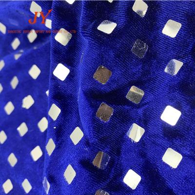 China Viable Bestway Embroidery Velvet Sequins Fabric for sale