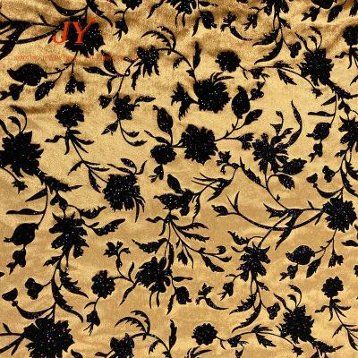 China Sustainable Wholesale Knit Knitted Polyester Fabric Velvet Fabric Flocking Printing Fabrics For Sofa for sale