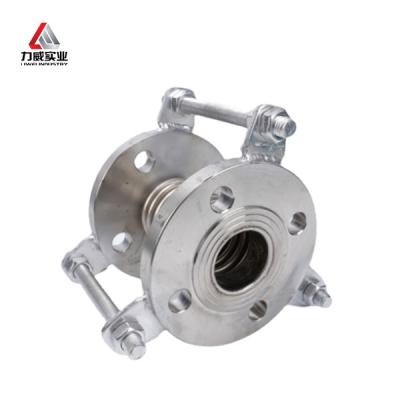 China Stainless Steel 304 Metal Ripple Compensator Rectangular Round DIN Flange for sale