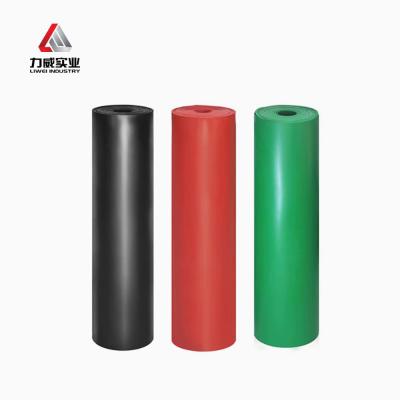 China Isolatie rubber mat 10kv rubber board hoogspanning niet-glijdend isolatie mat 3 mm 5 mm distributie ruimte pakket tapijt Te koop