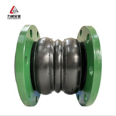 China Carbon Steel gegalvaniseerd flensmateriaal Multi Sphere Flexible Rubber Joint voor zuurbestendige industriële leidingen Te koop