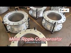 industrial metal durability ripple compensator for pipe expansion and contraction