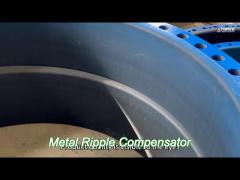 hot dipped galvanized metal ripple compensator for tuv certification and ups shipping