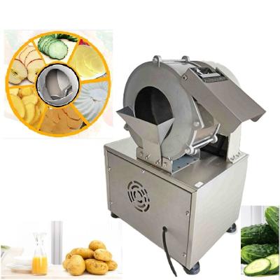 China High Efficient Automatic Vegetable Lettuce Vegetable Cutter Chili Ring Cutting Machine Leaf Stem Snack Plant Potato Vegetable Cutting Machine à venda