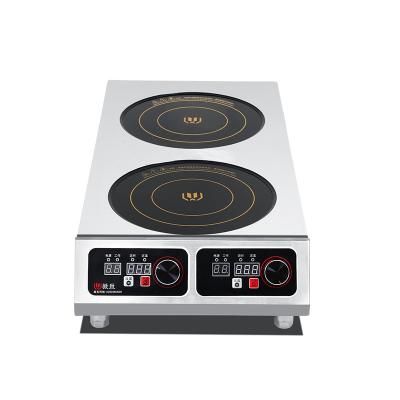 China Eco - Friendly Commercial Electric Induction Cooker 3500W Double Electric Wok Stove en venta