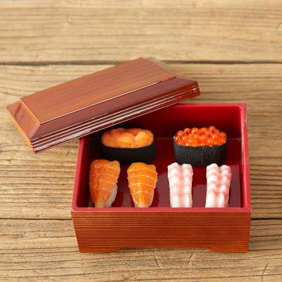 China Sustainable Fashion Restaurant Food Container Storage And Fish Or Sushi Box With Lip Catering Food Dish for sale