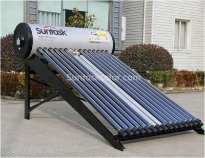 China 200L stainless steel vacuum tube solar water heater for sale