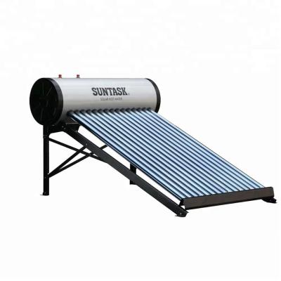 China Outdoor Compact Non-pressurized Solar Water Heater , Green Energy Evacuated Tube Solar Water Heater for sale