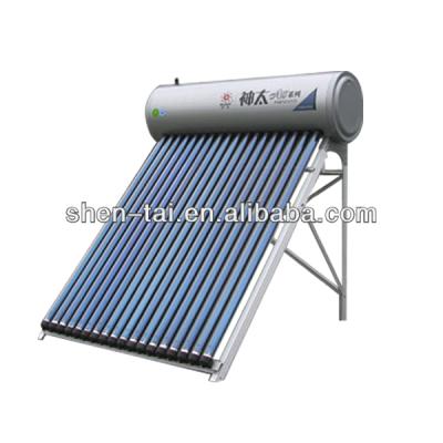 China PVDF Compact Pressurized Pre Heating Solar Water Heater With Copper Coil Heat Exchanger For Floor Heating A8C-210E for sale