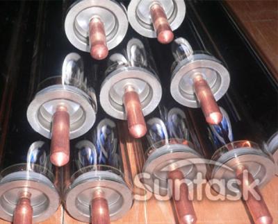 China Borosilicate Glass Water Heater Spare Parts Three Elements Borosilicate Glass Solar Heat Pipe 3.3 3.3 58*1800 Vacuum Tube for sale