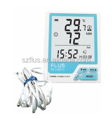 China China Good Indoor Outdoor Temperature and Humidity Meter Room Thermometers Thermo-Hygrometer FL-201 for sale