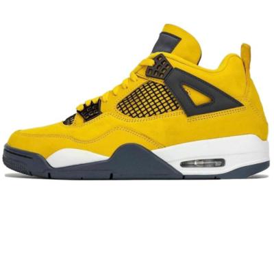 China Basketball Shoes Original Sports Quality Aj4 Basketball Retro Style Shoes Air Brand Thunder Designer J4 Sneakers Men Women Basketball Shoes for sale