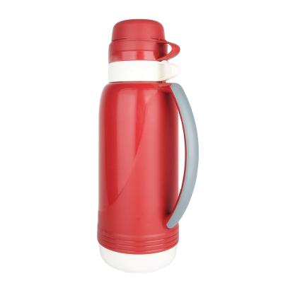 China 1.8L PORTABLE Plastic Tea Thermoses Maker Glass Inner Insulated Vacuum Flask With Glass Refill for sale