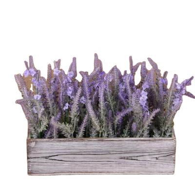 China Decoration For All Occasion Wholesale Plastic Artificial Flowers Decoration Plant Potted Lavender Flowers for sale