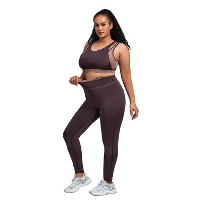 China Good Quality Breathable Yoga Workout Breathable Woman Fitness Gym Set Plus Size Women Fitness Gym Sets Sweat-Wicking Gym Fitness Sets for sale