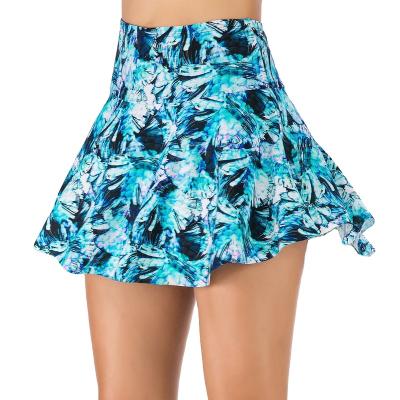 China High Quality Breathable Women's High Waist Flower Printed Custom Made Beach Swim Trunks for sale