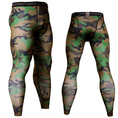 China Wholesale Breathable Men Shaping Compression Arm Warmers Camouflage Sports Sweatpants High Quality Workout Pants Breathable Arm Warmers Men for sale