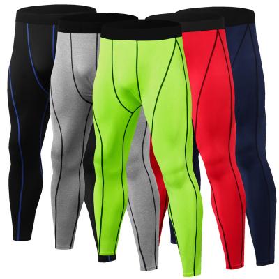 China Wholesale Breathable Men's Gym Workout Sweatpants Mens Fitness Pants Cuffs Fitness Sports Sweatpants Compression Pants Breathable Clothing for sale