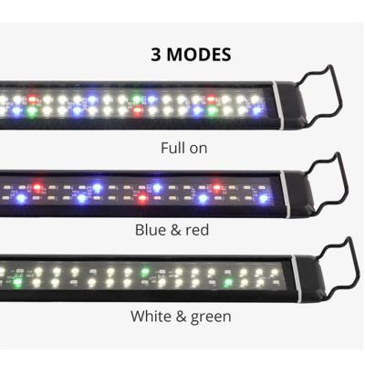 China Aquarium aluminum alloy shell 30-120CM freshwater 15w wrgb wifi gako 2021 led light for reef aquarium for sale