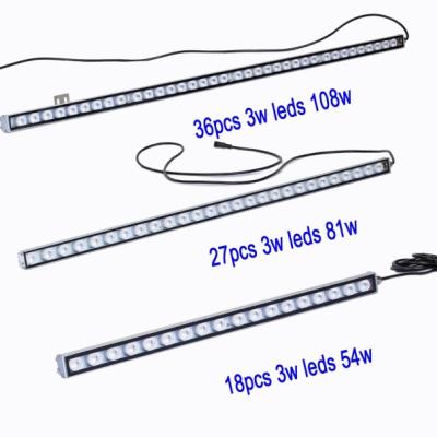 China 115cm 108w 36*3w sunrise and sunset led aquarium light with 60/90/120 degree lens and high parity 1150x30x30mm for sale