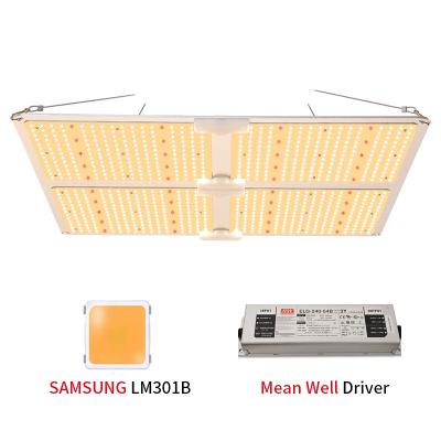 China Seed Starting 450w lm301h Grow Light UV IR Panel Plant Light Samsung lm301b lm281b Dimmable 240w Greenhouse Panel Grow Light Led Indoor Plants for sale