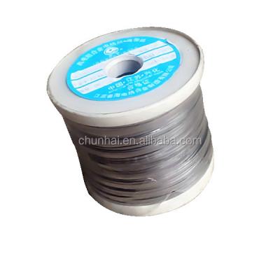 China High Working Temperature Iron-chrome-aluminum Resistance Heating Element Flat Wire for sale