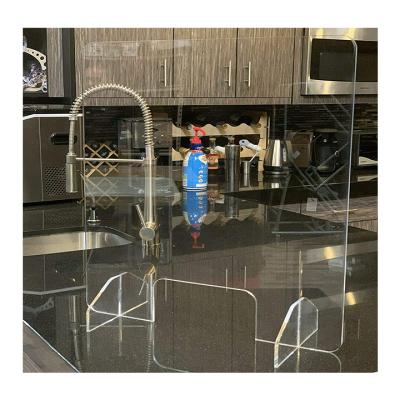 China Custom Hot Selling Different Design Clear Countertop Protective Shield Acrylic Sneeze Guards for sale