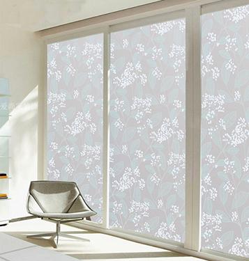 China Modern Custom Color Adhesive Window Film Sticker UV Printing Stained Glass Decor for sale