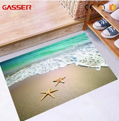 China Decorative Sticker Popular Animal 3D Floor Decals Removable Vinyl Floor Sticker Custom for sale