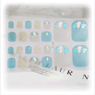 China Toenail UV Gilding Adhesive Kids Girl DIY Decals Rhinestone Laser Gel Art Stickers Waterproof Nail Art Decoration New 3D Nail Wraps Decoration for sale