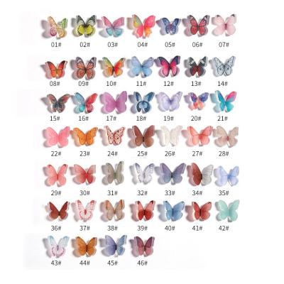 China Free Shipping Hot 3D Resin Butterfly Nail Art Decoration Waterproof DIY Kids Girl Girl Nail Charms Jewelry 2020 New for sale