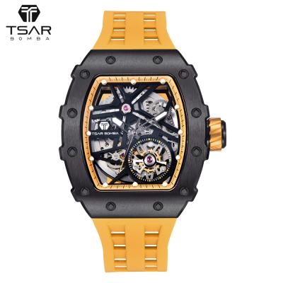 China TSAR BOMBA 2022 Skeleton Dial Men's Automatic Watch Waterproof Luxury Mechanical Wrist Watch for sale