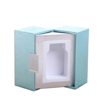 China Recycled Materials Large Double Door Gift Boxes Packaging Boxes Custom Logo Printed giftbox with bow tie for sale