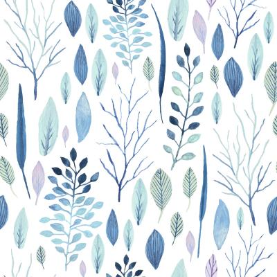 China New Waterproof+ECO-Friendly+Self-adhesive Home DIY Botanical Wallcovering Self-adhesive Botanical Wallcovering Modern Waterproof Stretching Skin-and-Stick Leaf Fabric Removable Wallpaper for sale