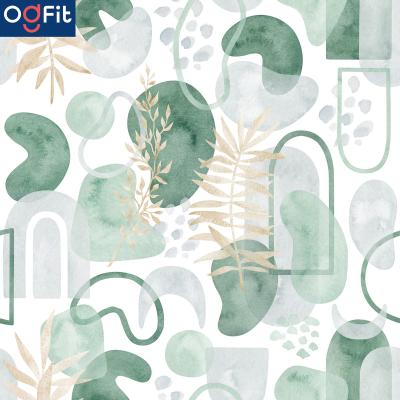 China Waterproof+ECO-Friendly+Self-adhesive DIY Modern Removable Interior Botanical Decorative Peel and Stick Fabric Self Adhesive Home Wallpaper for sale