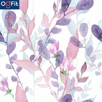 China Household Modern Floral DIY Pattern Removable Peel And Stick Fabric Bedroom Decorative Self Adhesive Wallpaper for sale