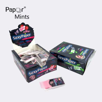 China Natural Fresh Shantou Puff Paper Mint Strip With Sugar Free JSL009 for sale