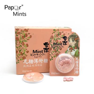 China BOZAI Mint Fresh Tablet Hard Candy Without Mouth Sugar for sale