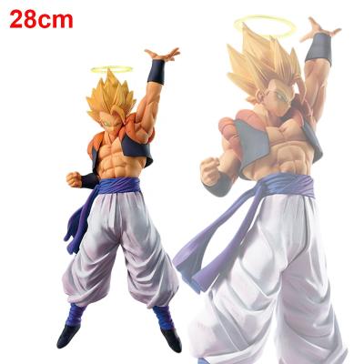 China Super Saiyan Goku Vegeta Gogeta Action Figure Cartoon Figure Toy 28cm Super Action Figure Gogeta PVC Model Toy for sale