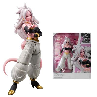 China Movable Cartoon Toy 15CM SHF WD Girls Buu Action Figures DBZ PVC Model Toys for sale