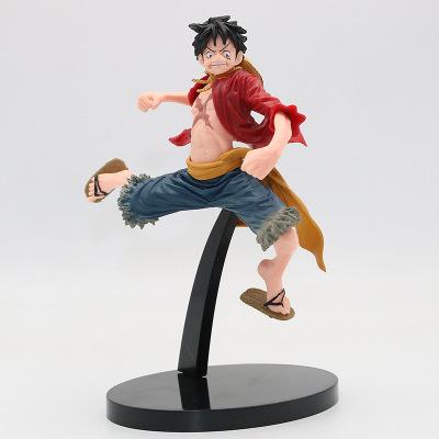 China One Piece Cartoon Toy 17cm Monkey D Luffy Action Figure Collectible Model Toy Gift for sale