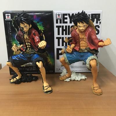 China One Piece Cartoon Toy 20cm Monkey D Luffy Anime Action Numbers PVC Collectible Toys for sale