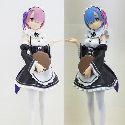 China Cartoon Toy 17cm Re:Starting Life In A Different World Of Rem Yukata Action Figure PVC Model Toy Zero For Gifts for sale