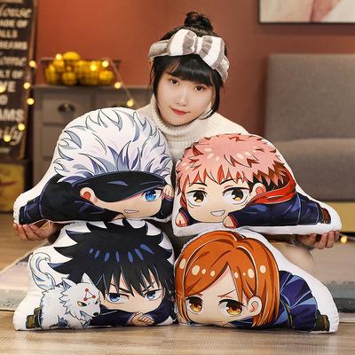 China Fasion 45Cm Anime Jujutsu Kaisen Soft Plush Toys Stuffed Pillow Plush Doll For Children for sale