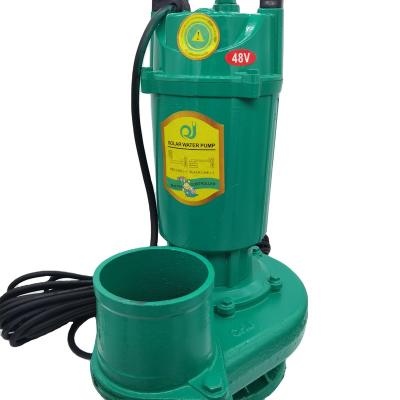 China 4INCH 48V mppt big flow for agricultural irrigation DC submersible solar water pump à venda