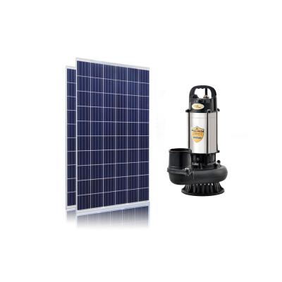 Chine 72v 1HP 4 inch stainless steel agricultural irrigation big flow solar water pump à vendre