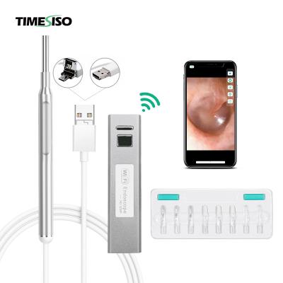 China Wireless 720P OTG Digital Ear Endoscope Cleaning Remover IOS Android Ear Wax Tool Window Electric Otoscope Remover for sale