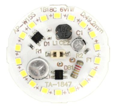 China Manufacturer 85LM/W High Brightness Custom PCB Round Light Panel 5w 7w 9w 12w 18w Led Bulb DOB for sale